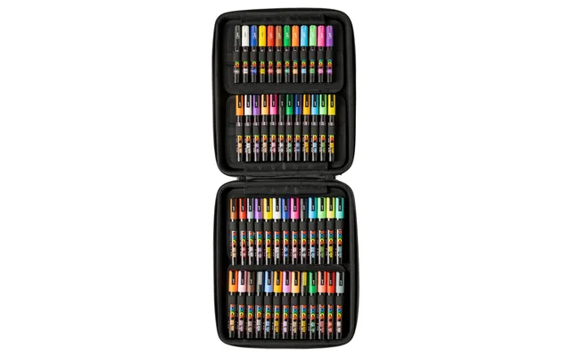 POSCA 50-count Marker Set with Carrying Case