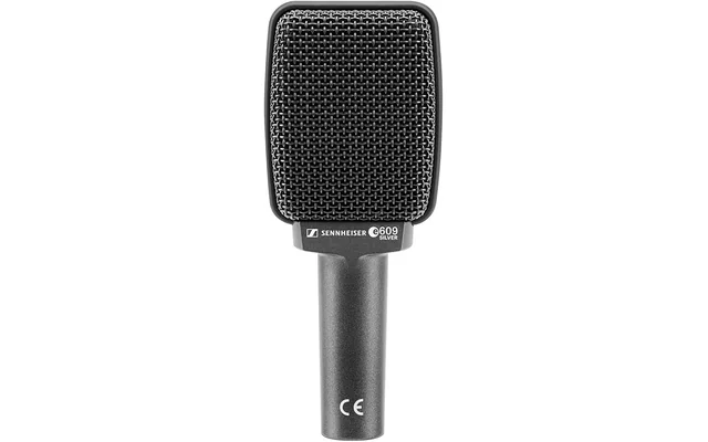 Sennheiser Professional e 609 Silver Super-Cardioid Instrument Microphone,Wired, Wireless