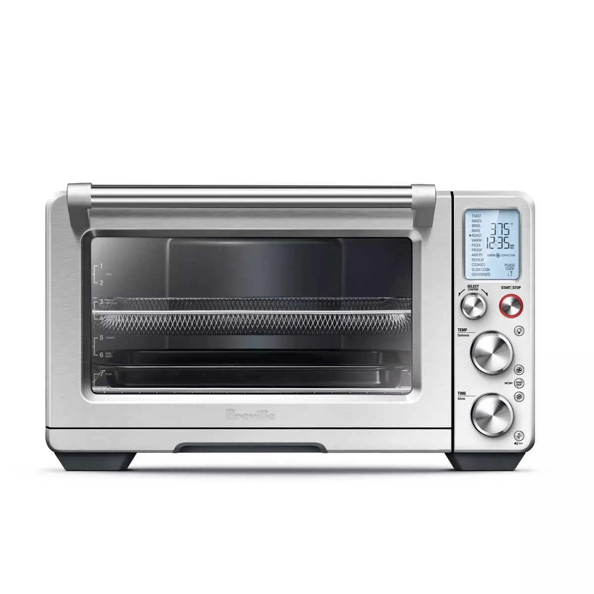 Breville Smart Oven Air Fryer Pro Stainless Steel BOV900BSSUSC: Convection Toaster Oven, 1800W, Auto