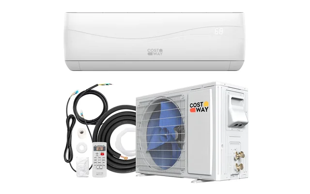 Costway 18000 BTU Mini Split Air Conditioner & Heater 19 SEER2 1250 Sq. Ft Coverage
